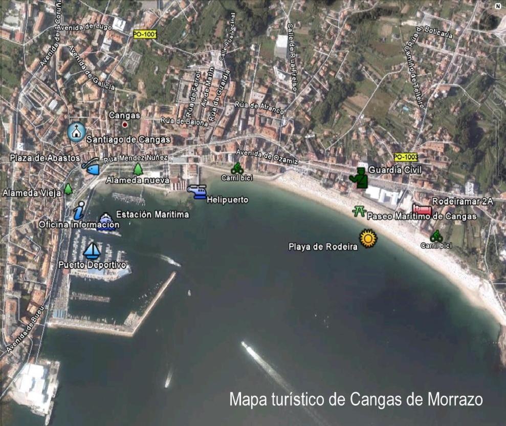 Barco 12 Mts Centro Cangas Exterior photo